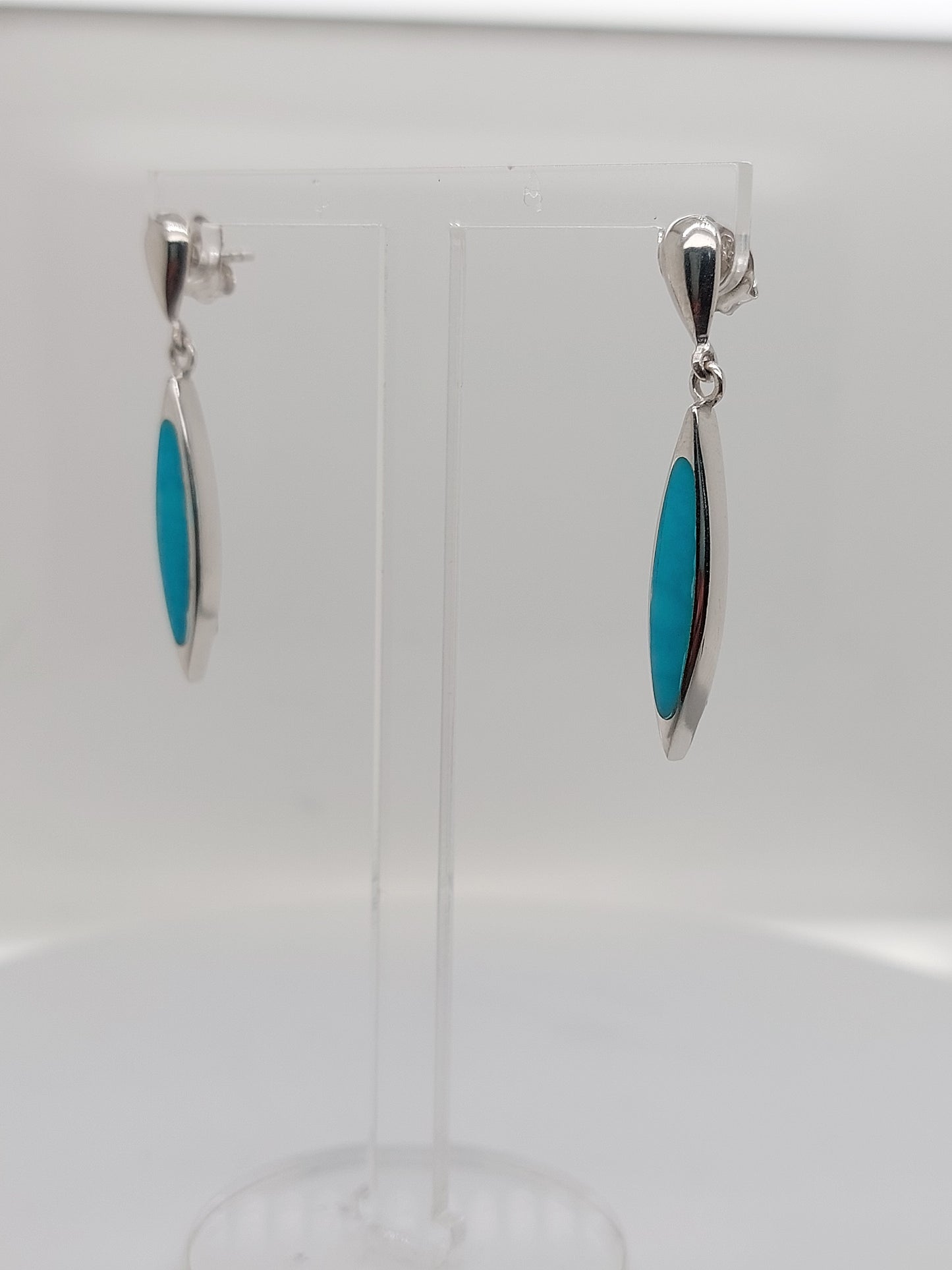 Turquoise Drop Studs