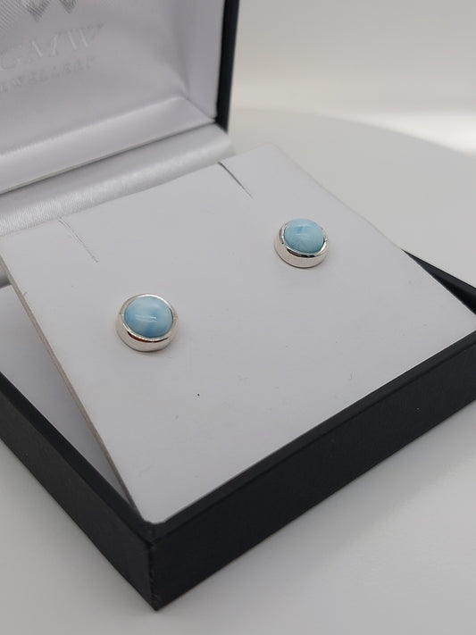 Larimar Studs