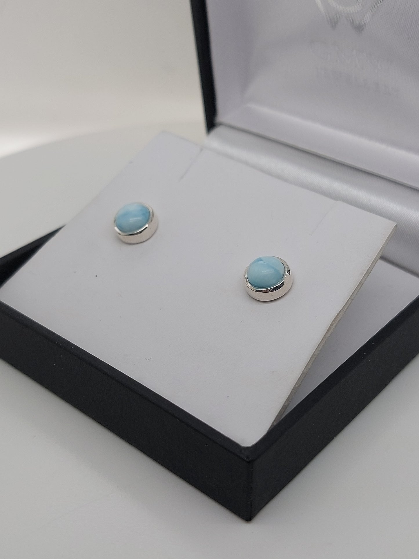 Larimar Studs