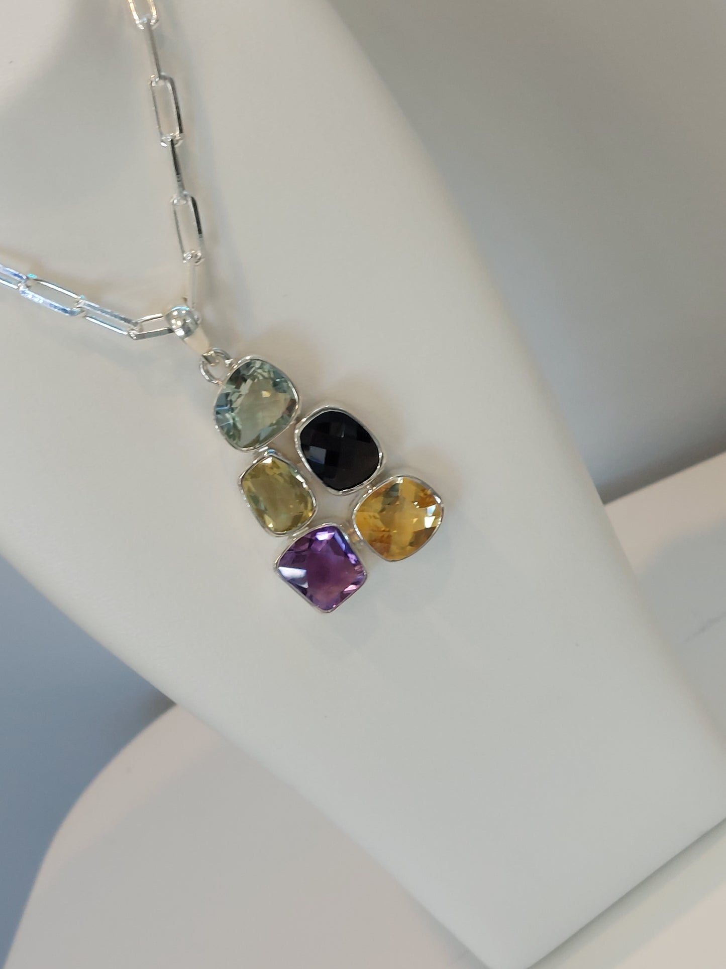 Multi Coloured Stone Necklace