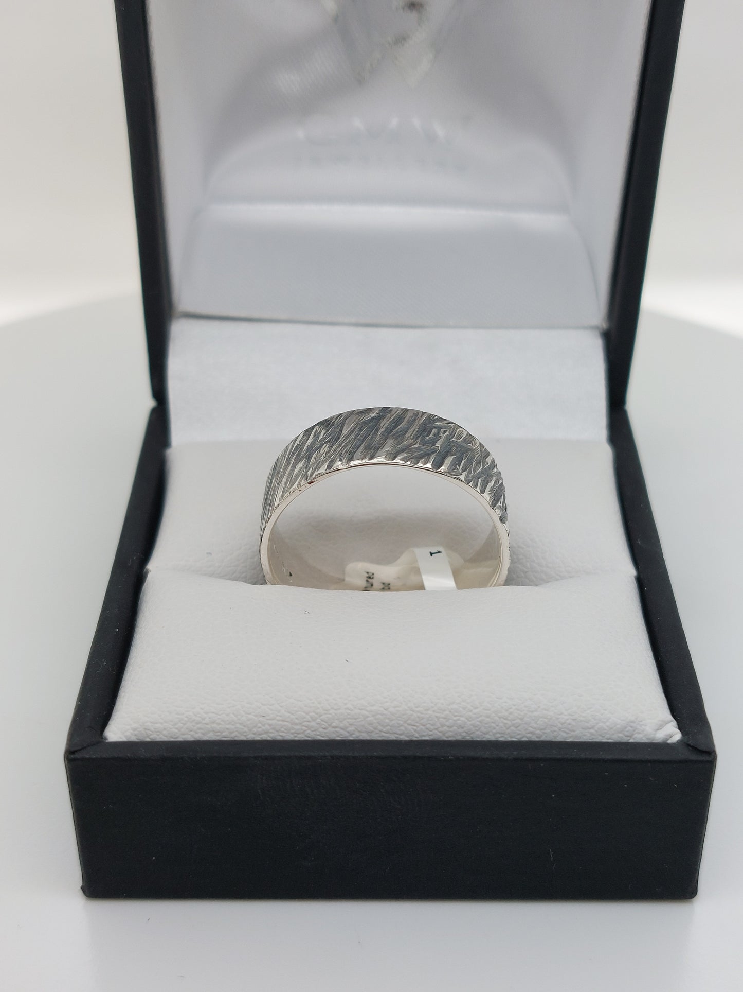 Oxidised Textured Ring