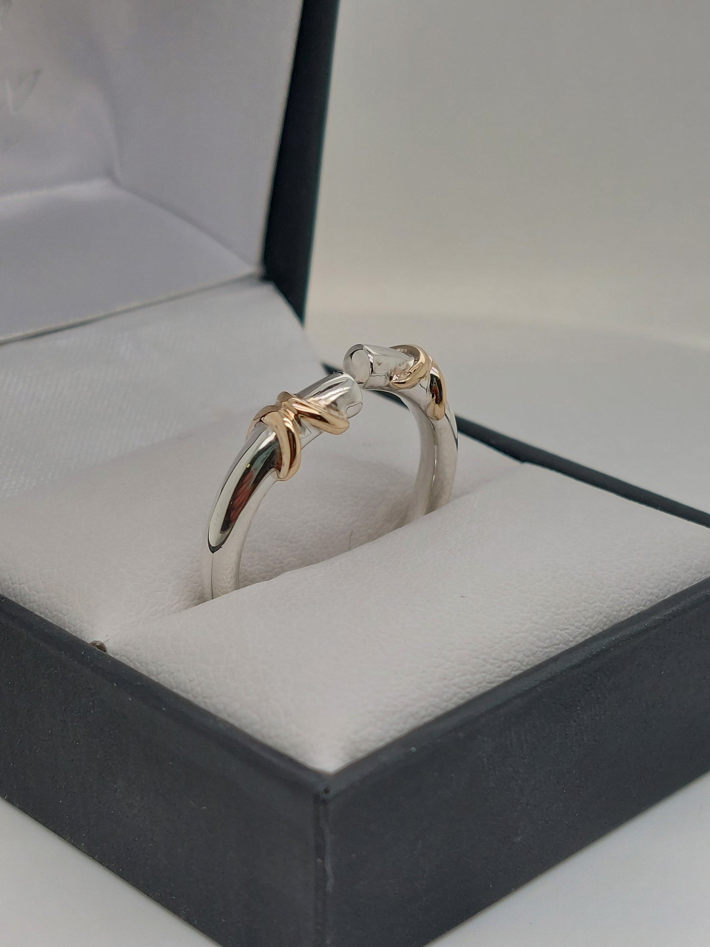 Two-Tone Open Ring