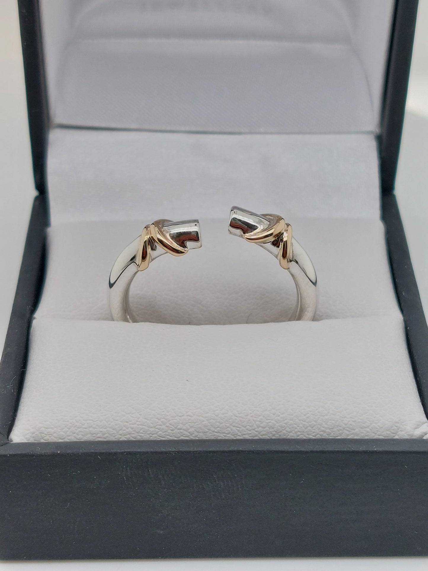 Two-Tone Open Ring