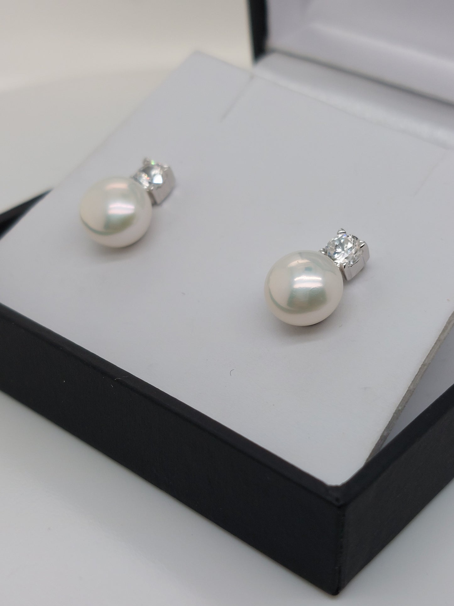 Pearl & CZ Studs