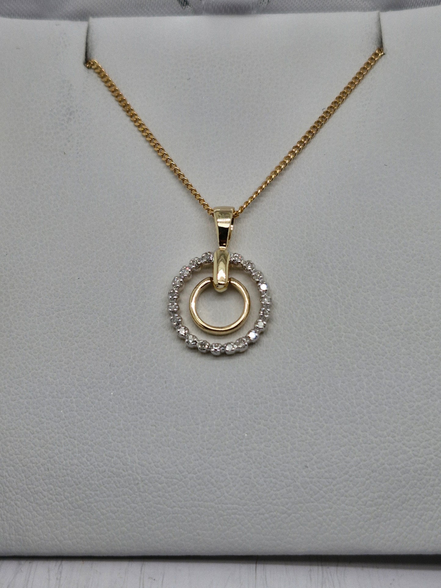 Diamond Circle Pendant