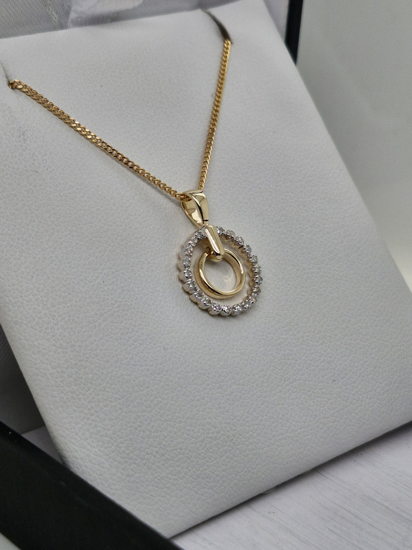 Diamond Circle Pendant