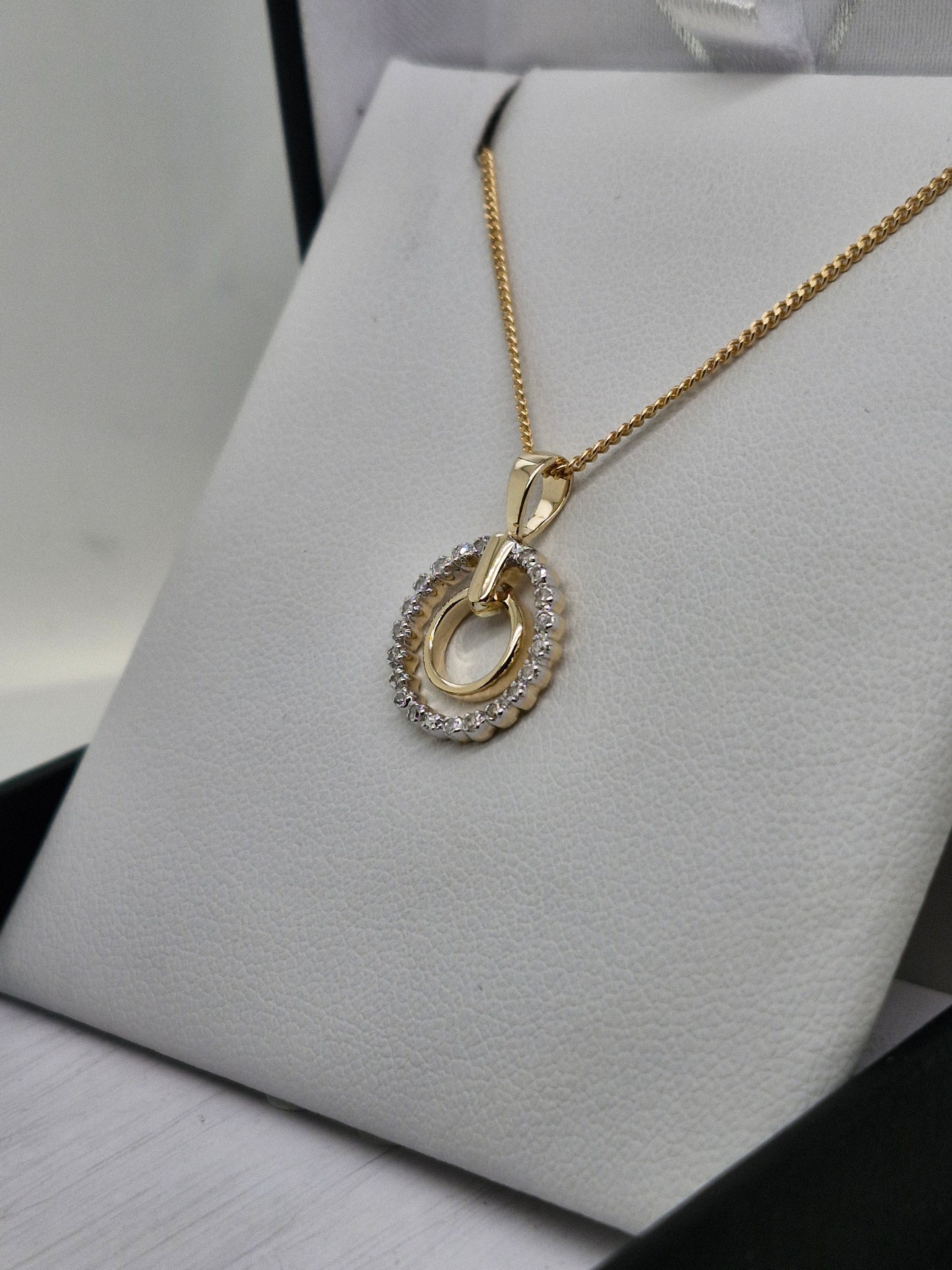 Diamond Circle Pendant