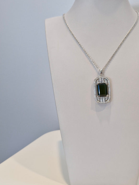 Green Tourmaline Pendant