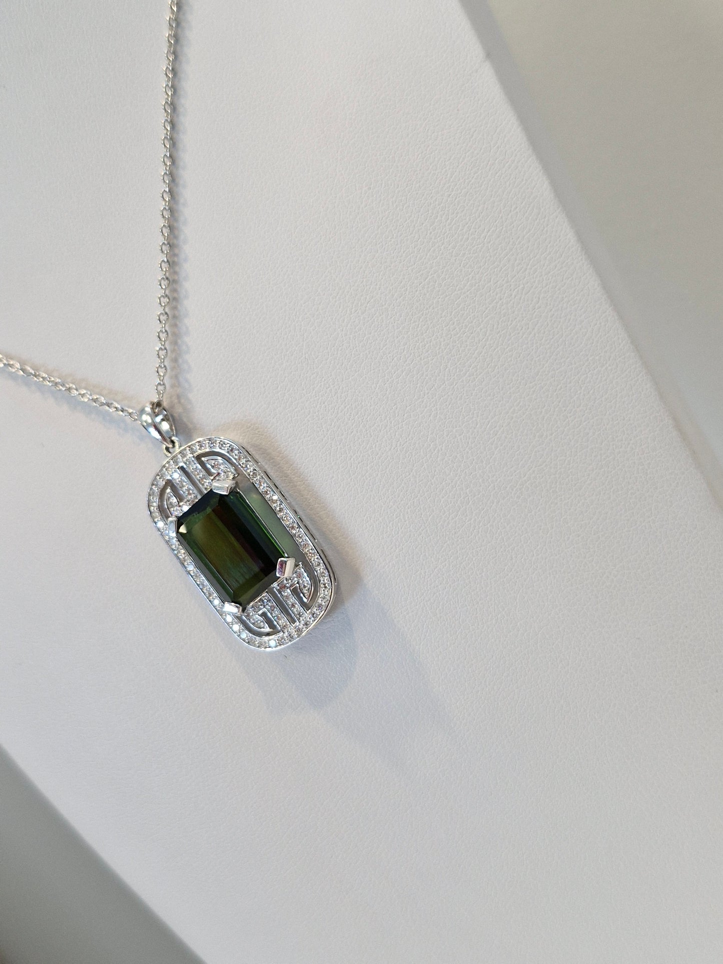 Green Tourmaline Pendant