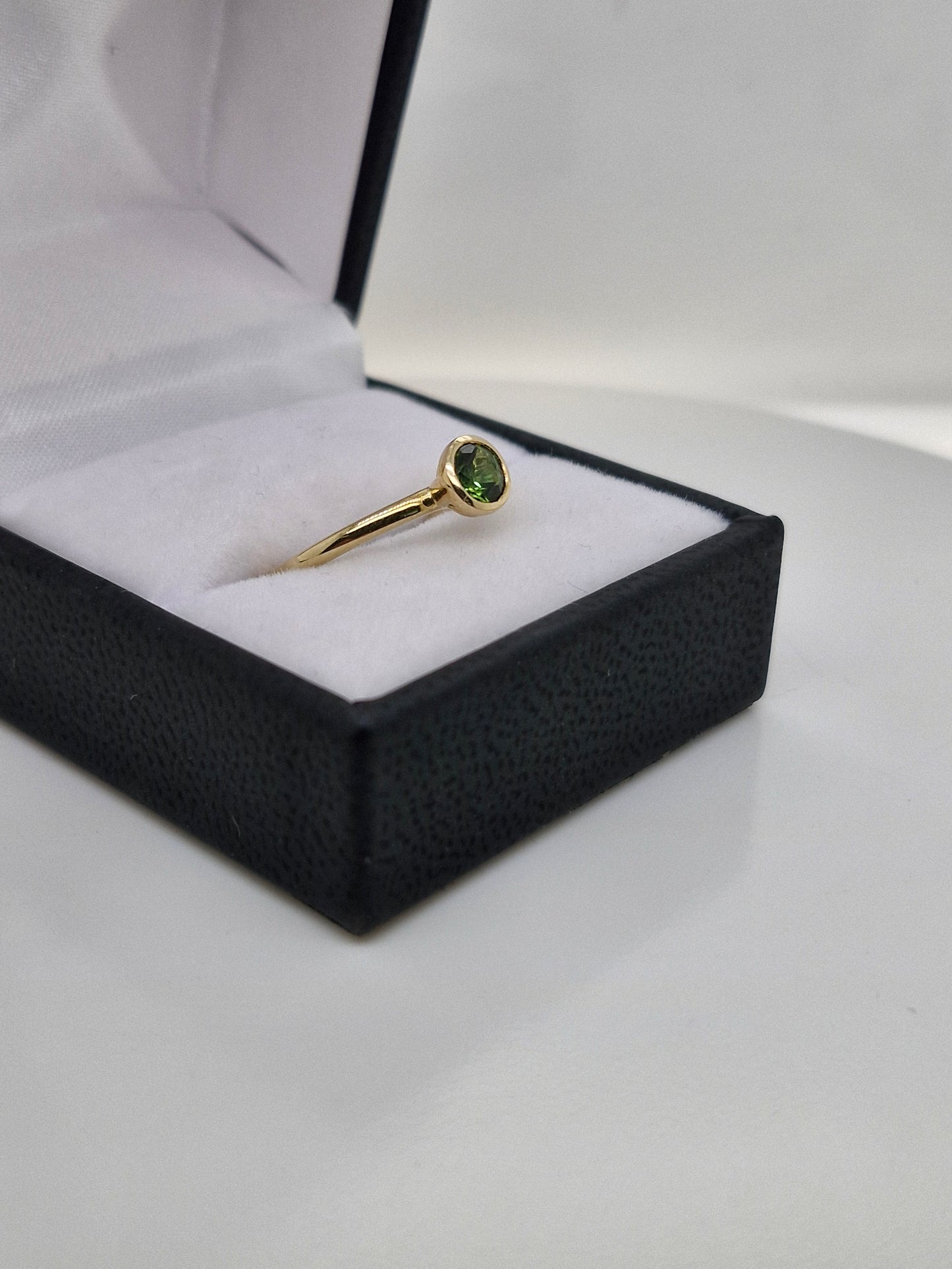 Green Tourmaline Ring