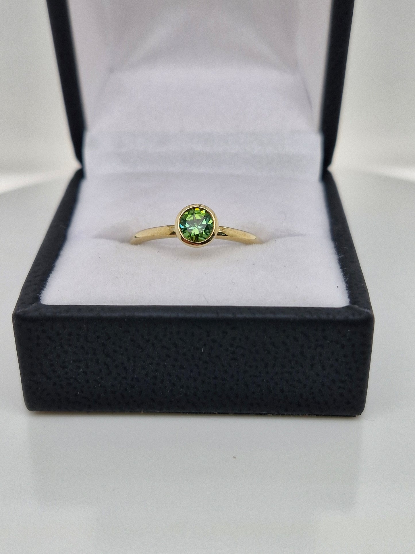 Green Tourmaline Ring