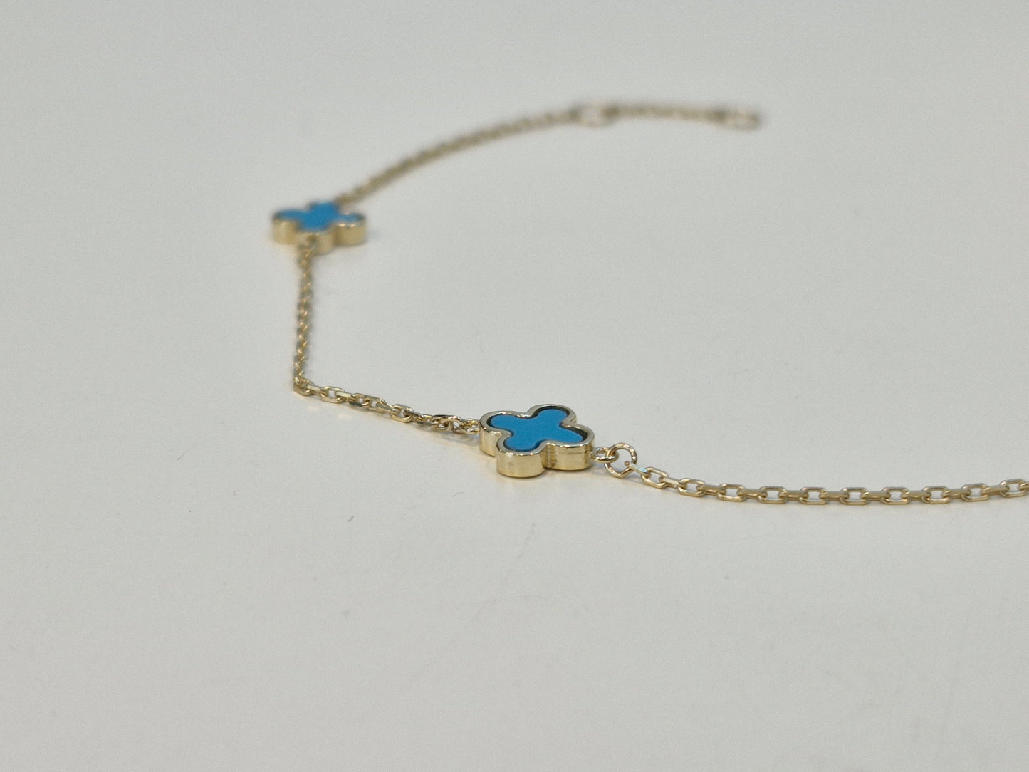 Turquoise Clover Bracelet