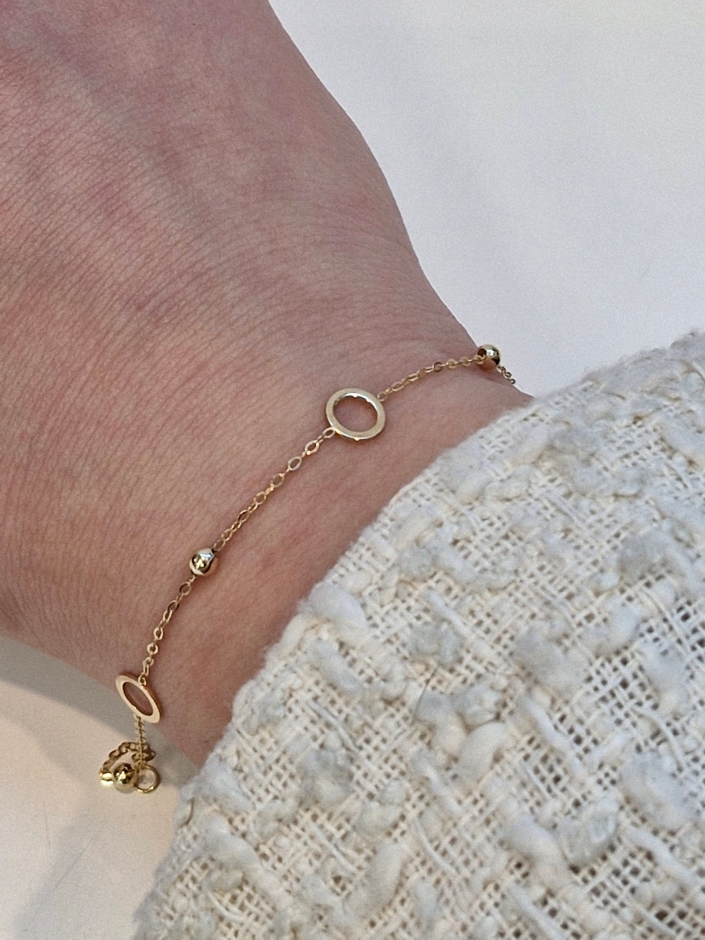 Bead & Circle Bracelet