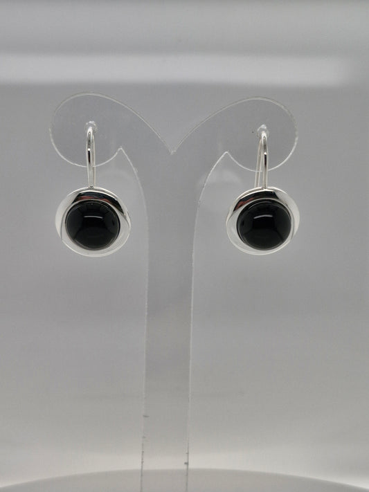 Husk Onyx Drop Earrings