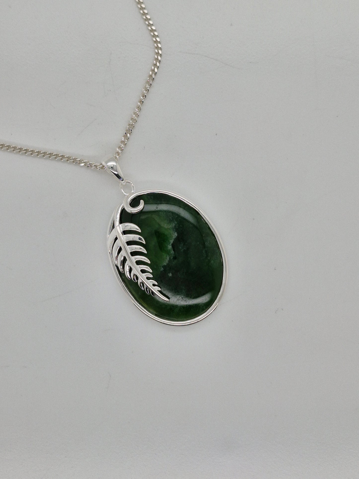 Greenstone Fern Necklace