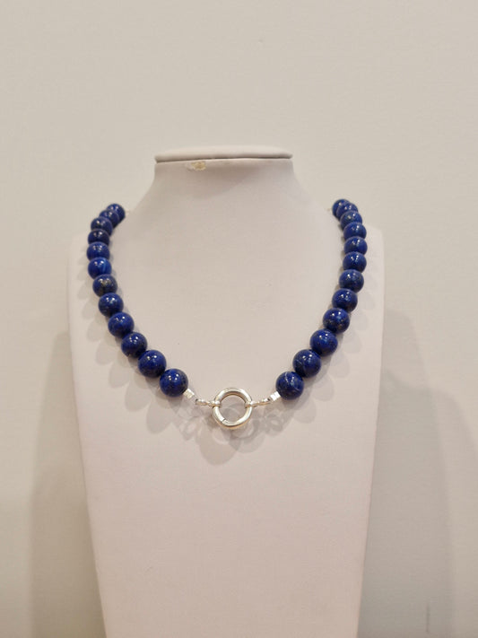 Lapis Paperclip Chain