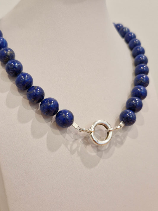 Lapis Paperclip Chain