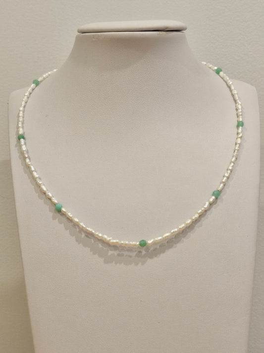 Jade & Pearl Necklace