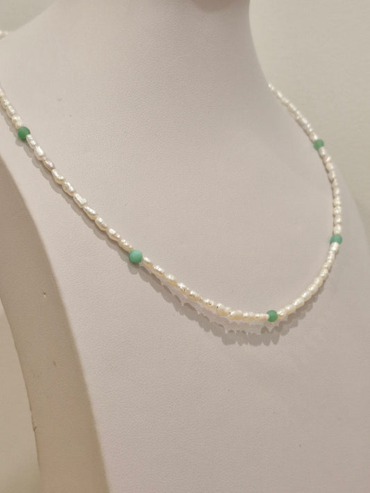 Jade & Pearl Necklace