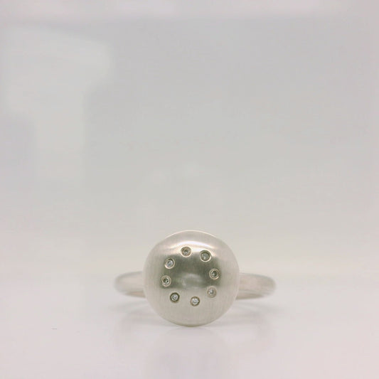 Matte Diamond Ring