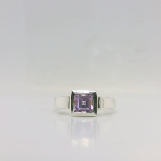 Square Amethyst Ring