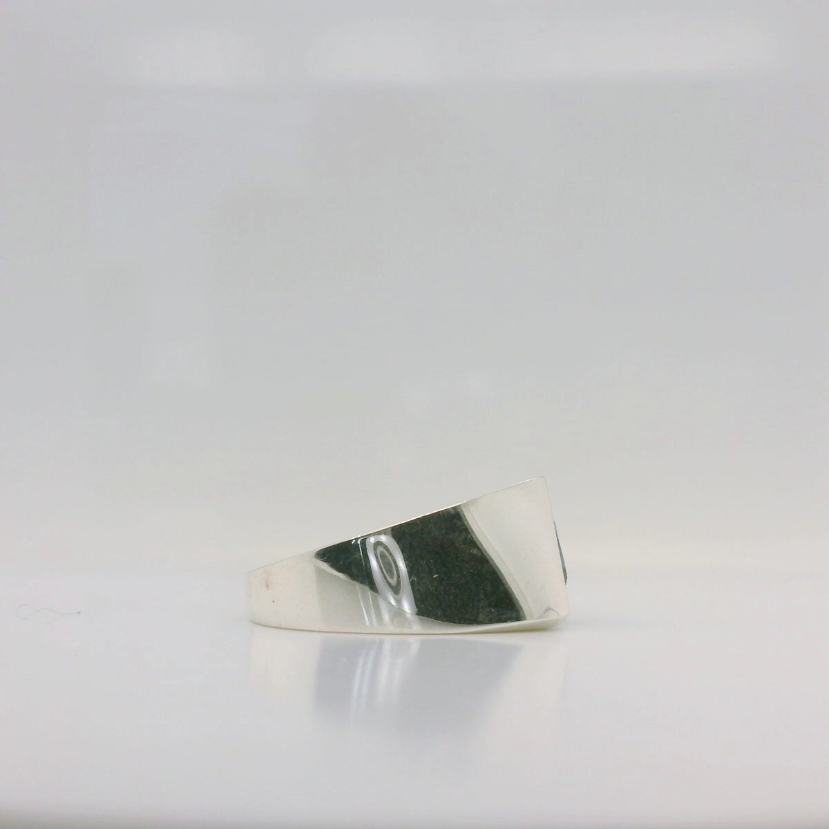 D-Shaped Topaz Ring
