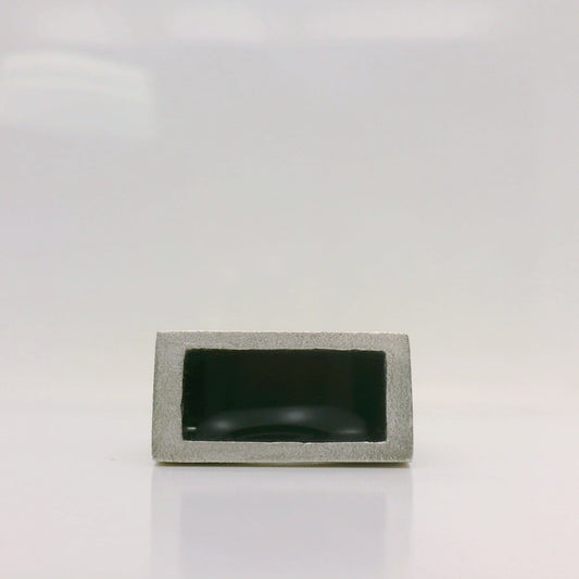 Matte Black Onyx Signet Ring