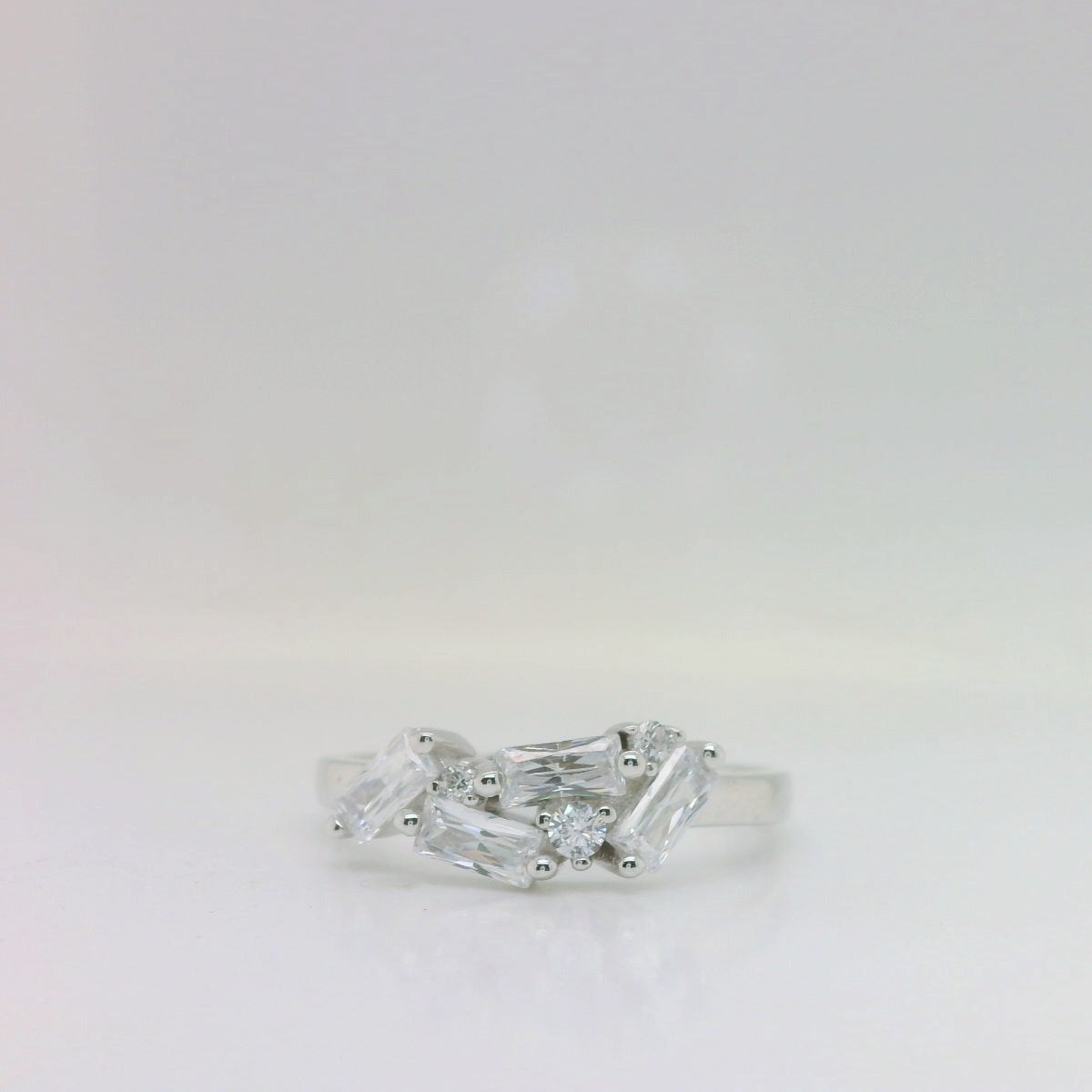 Silver Cluster Ring