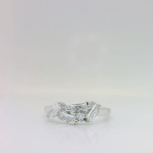 Silver Cluster Ring