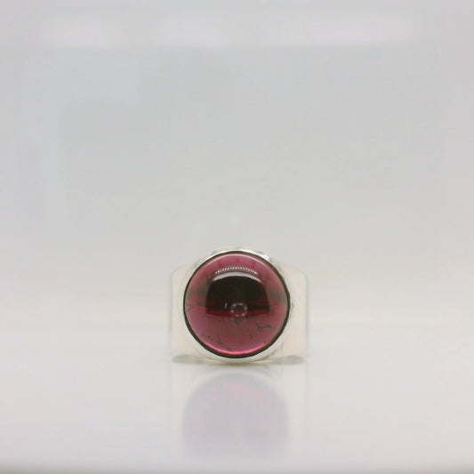 Chunky Garnet Ring