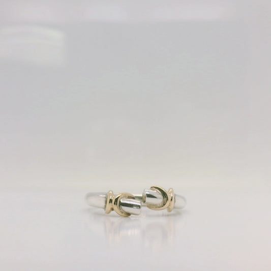 Two-Tone Open Ring
