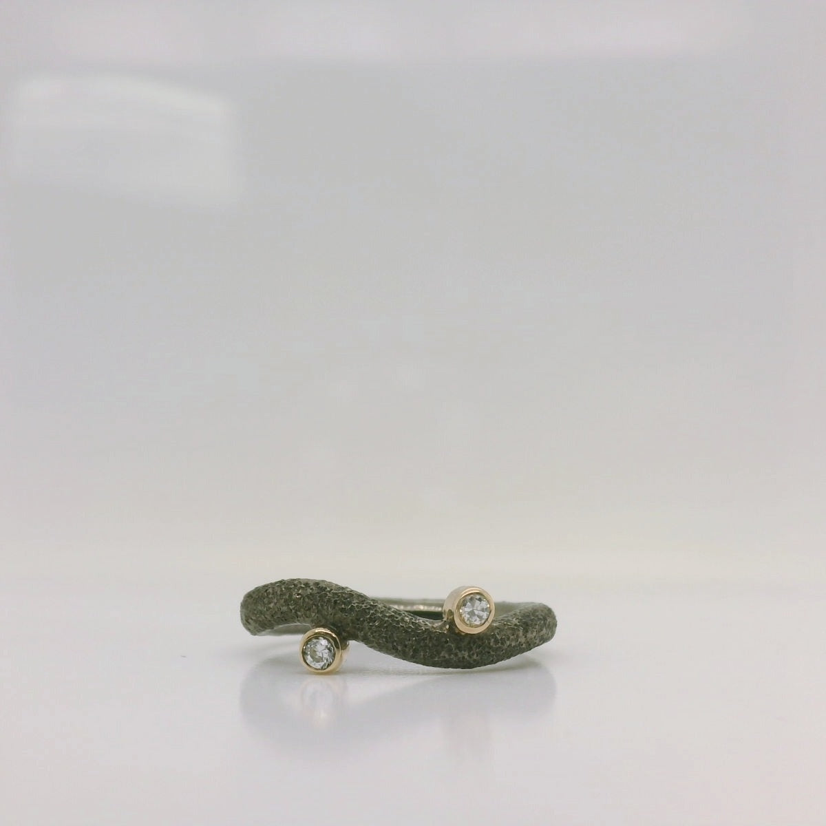 Matte Oxidised Ring