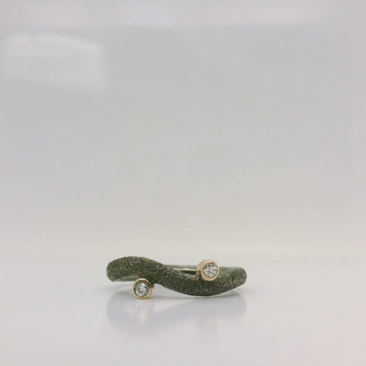 Matte Oxidised Ring