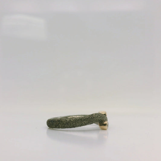 Matte Oxidised Ring