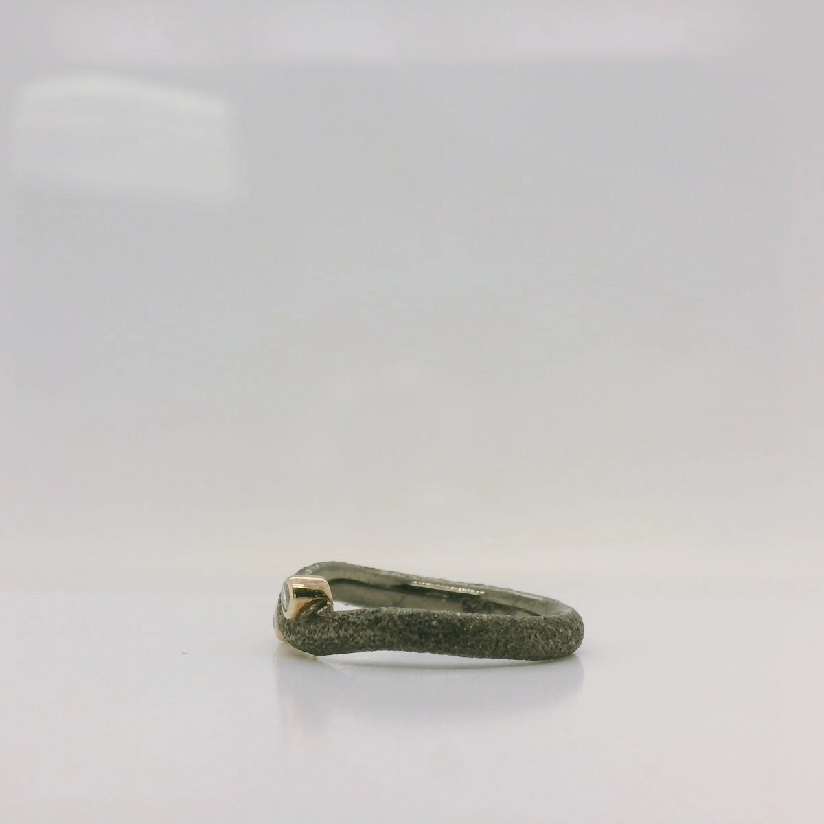 Matte Oxidised Ring