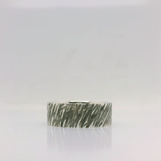 Oxidised Textured Ring