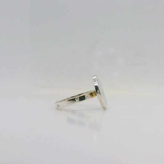 Horse shoe Disc Ring