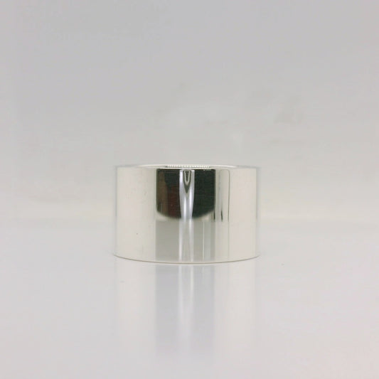Wide Silver Band