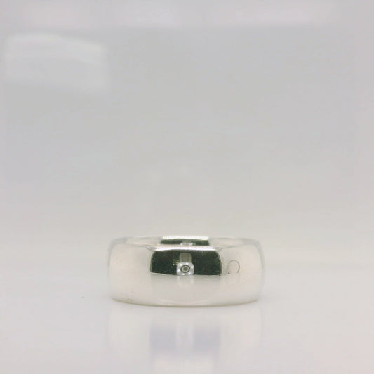 Wide Half Round Band