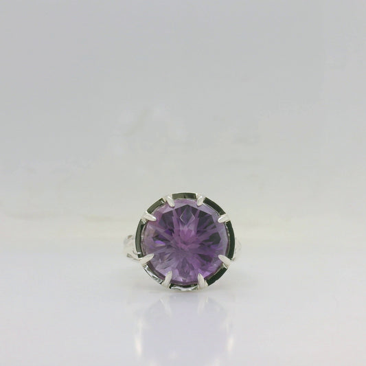 Fancy Cut Amethyst Ring