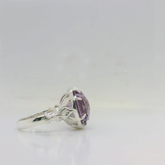 Fancy Cut Amethyst Ring