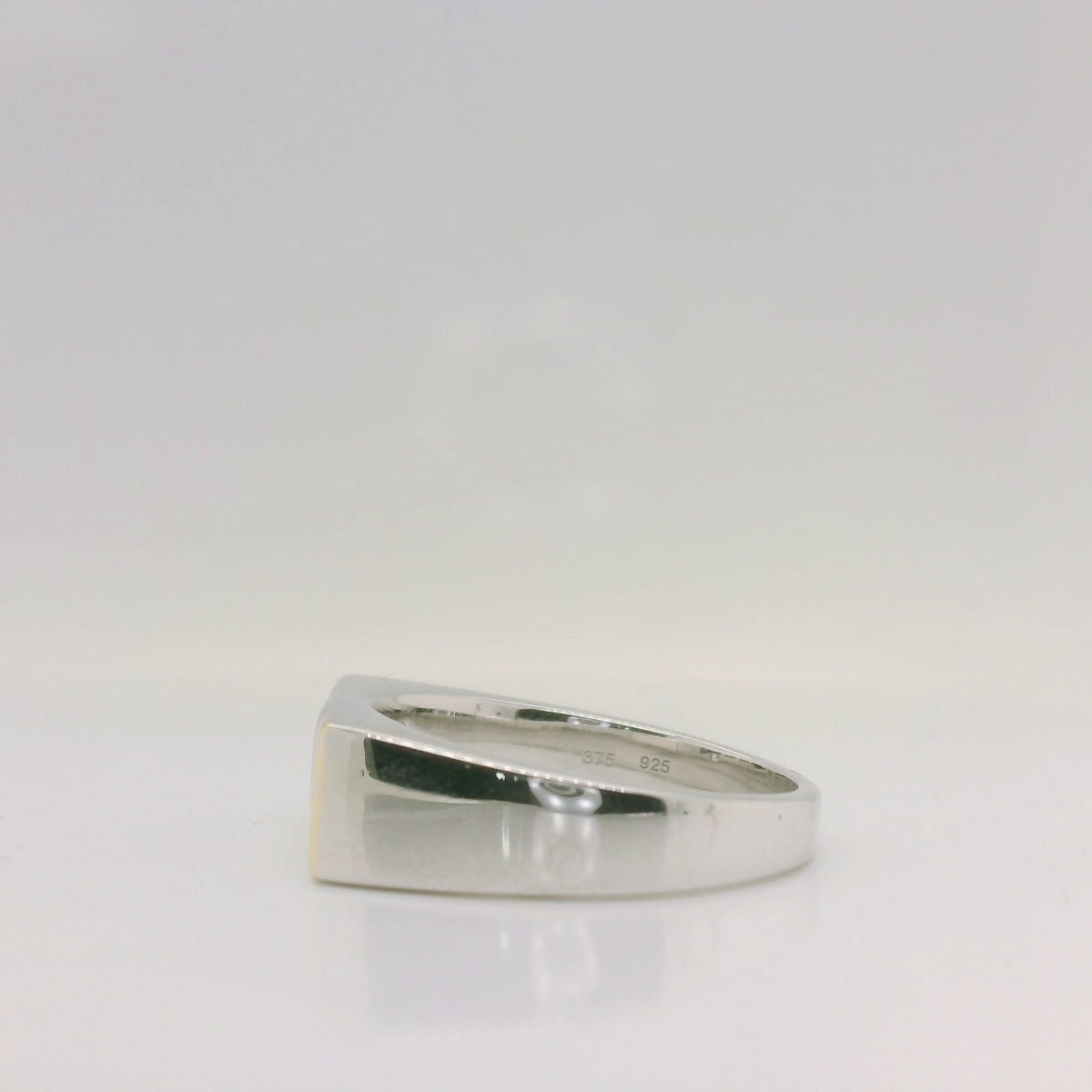 Two-Tone Rectangle CZ Ring