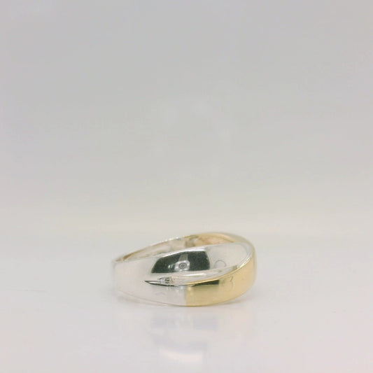 Two-Tone Crossover Ring