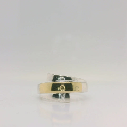 Two-Tone Center Accent Ring