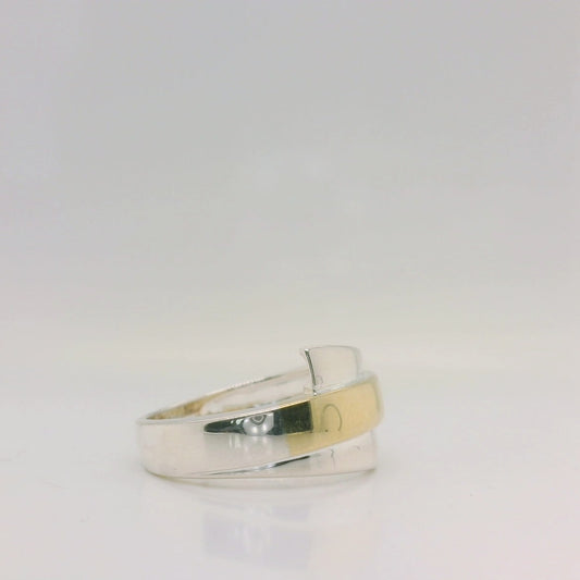 Two-Tone Center Accent Ring