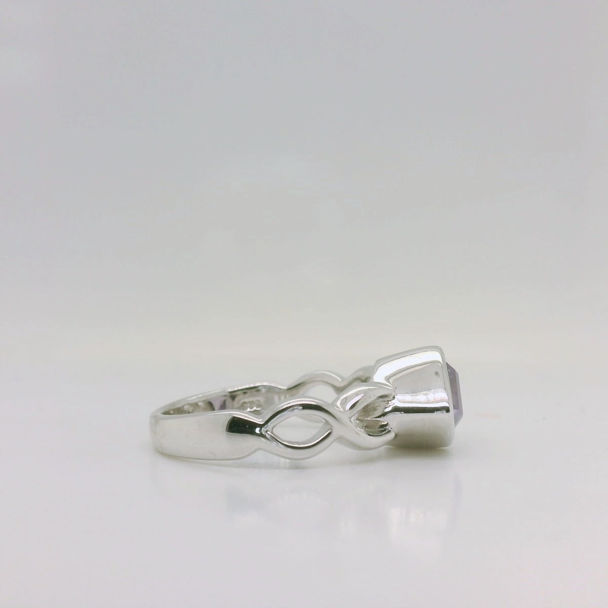 Woven Amethyst Ring