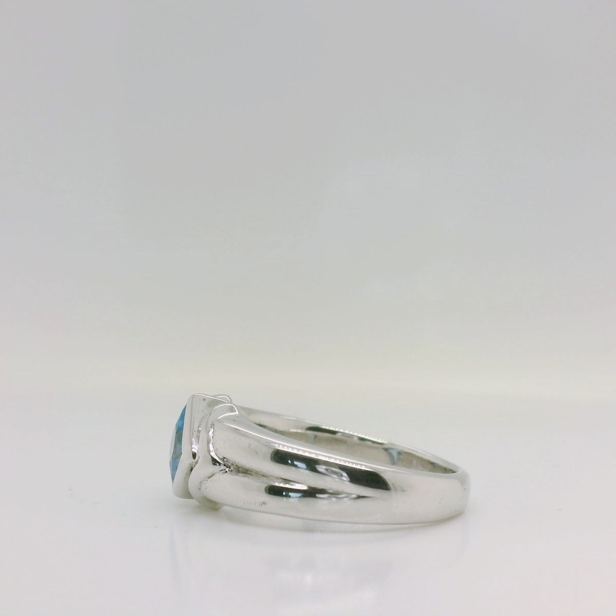 Angled Topaz Ring