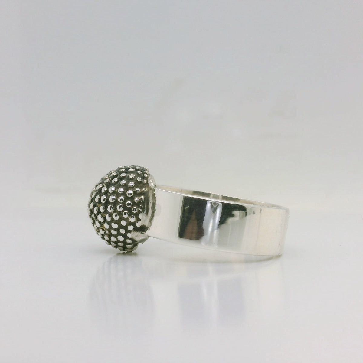 Oxidised Bauble Ring