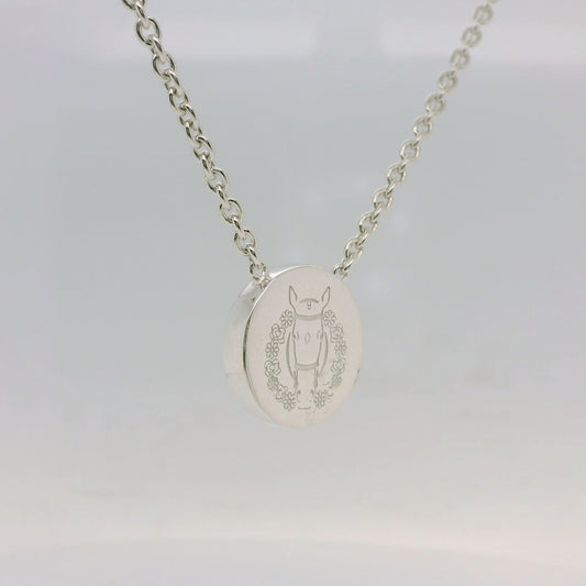 Horse & Wreath Necklace
