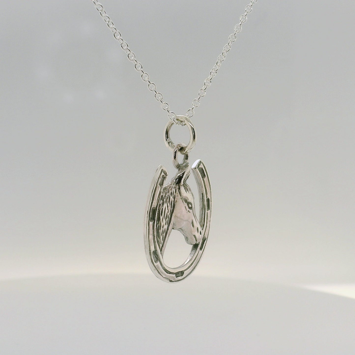 Horseshoe - Horsehead Pendant